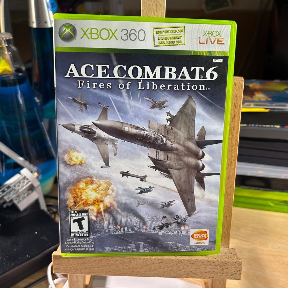 Ace Combat 6 Fires of Liberation Xbox 360 CIB Bandai Namco Flight Sim NTSC